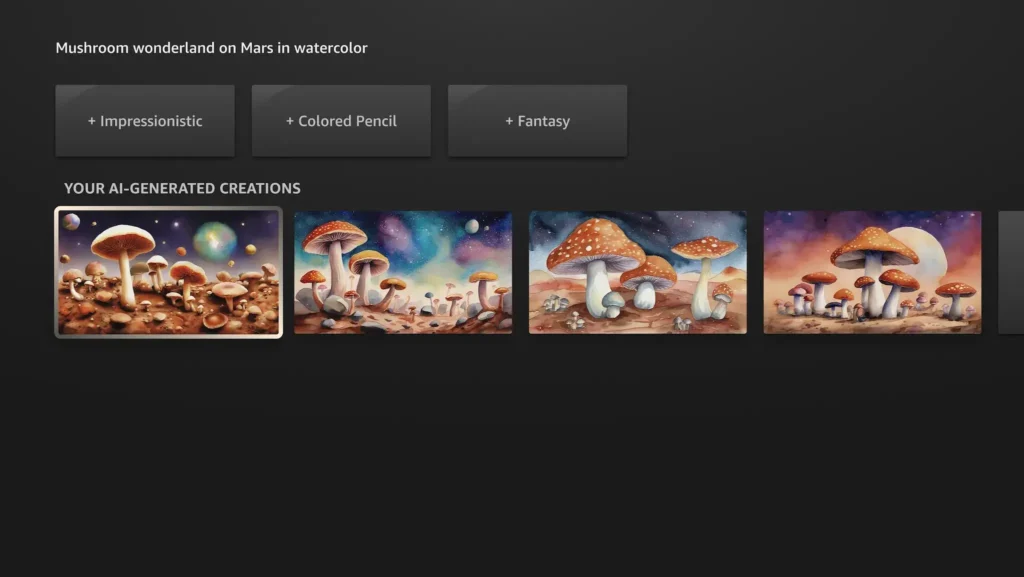 Voice-Activated Magic with AI Art on Fire TV in Amazon's Latest Update